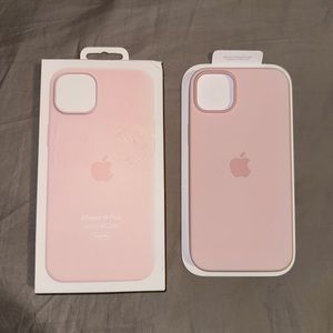 Apple Silicon Chalk Pink Case iPhone 14 Plus